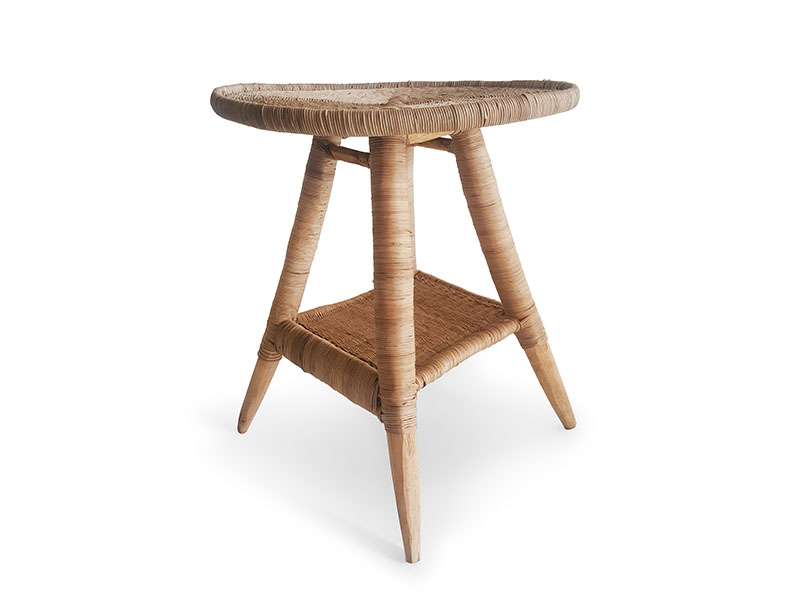 Rattan Side Table